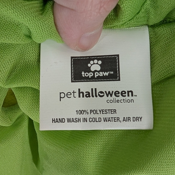 Top Paw Green Pet Dog Turtle Halloween Costume Large With Velcro Straps And Hood - Picture 4 of 5